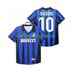 Inter Milan BAGGIO 10 1999 Retro Maglia Prima 1998 Manica Corta